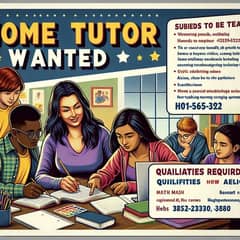 Need home tutor for kg