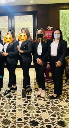 Need Female Ushers for Event Management.
