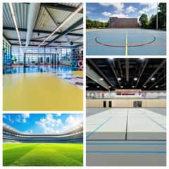 Artificial Grass|Cricket Courts Flooring|Astroturf|Padel Tennis Court