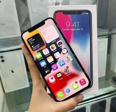 iPhone X 256 GB with box WhatsApp number 0314/67/23/435