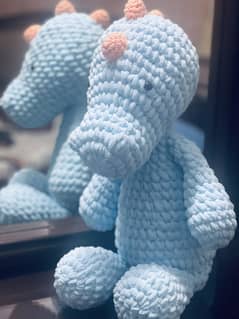 Hand made crochet dinosaur- perfect gift for kids