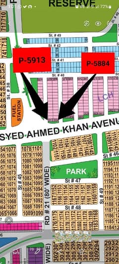05 Marla Category PAIR Plots in DHAM Sec - P(Corner+Extra Land + 150ft Road)
