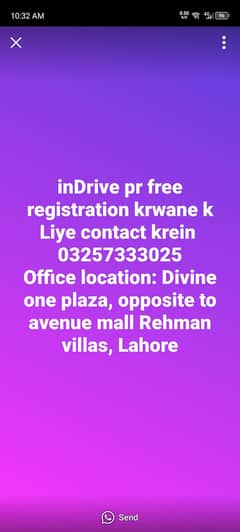 inDrive Free Registration