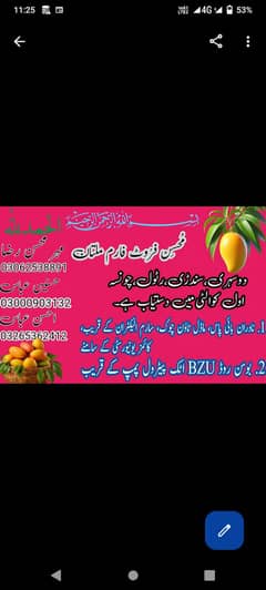Mohsin mango Farm . Multan