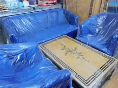 Sofa set Blue colour