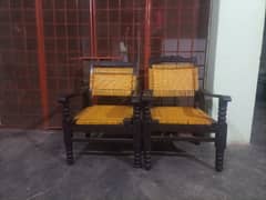 wooden chairs