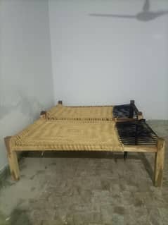wooden charpai