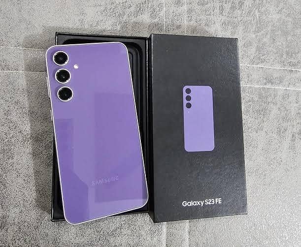 SAMSUNG S23FE  NON PTA  BUT SIPI ID APROVED POSSIBLE  8 256 gb 0