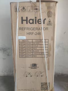 Haier refrigerator HRF 246 red color