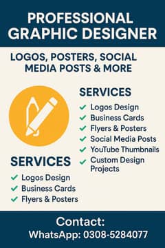 Professional Graphic Designer | Logos, Posters & More
