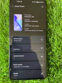 120 Fps Supported One plus 9 dual sim 12/256 Gb