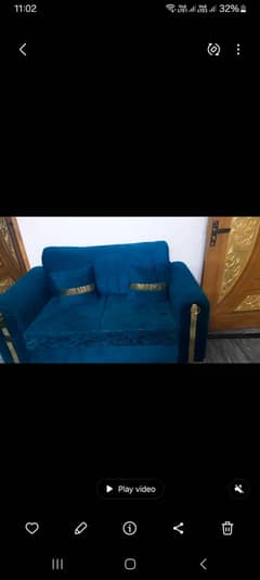 velvet sofa