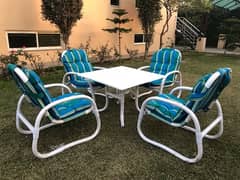 Export quality Miami Lawn Garden Outdoor PVC waterproof chair plastic
