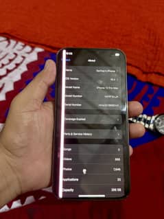 Iphone 12 pro max 256gb Jv Back broken Panel par line Battery change