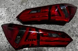 Toyota Corolla 2015 to 2025 lawa style back lights sports available