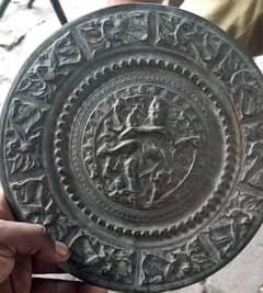 antique brass wall plate
