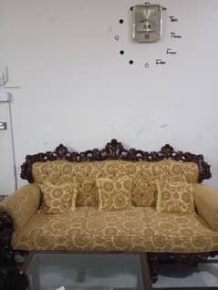 7 seater pure chiniyoti wood sofaset | molty foam used in sofaset