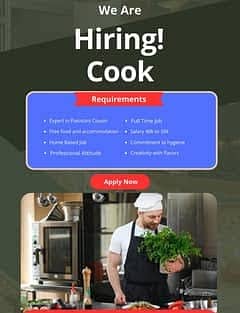 Cook/chef for home
