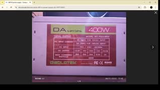 mid gaming power supply 400whats