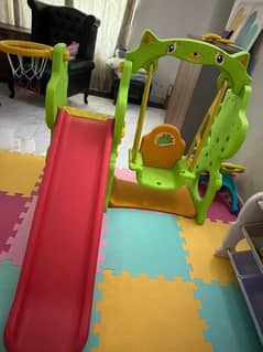 Dino Swing / Slide /  Basketball Ring / slide for kids /slide for sale