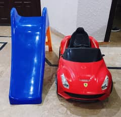 Kids Electric Car & Slide for sale