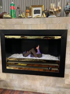 Gas fire place -   fire place