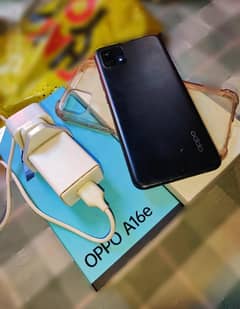 oppo A16e with box charger dual sim 4G PTA approve exchange possible