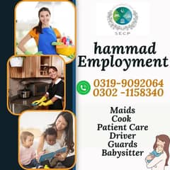 Maids / House Maids / Chef / House Cook / Baby Sitter maid available