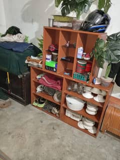 Wooden-Used Rack-Almari