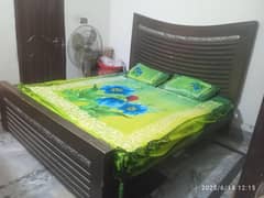Double bed with mattress