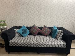 Sofa Set with curtains for Sale