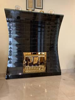 gas fire place - water vapor  fire place -  fireplace