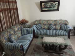 Sofa set with tables set