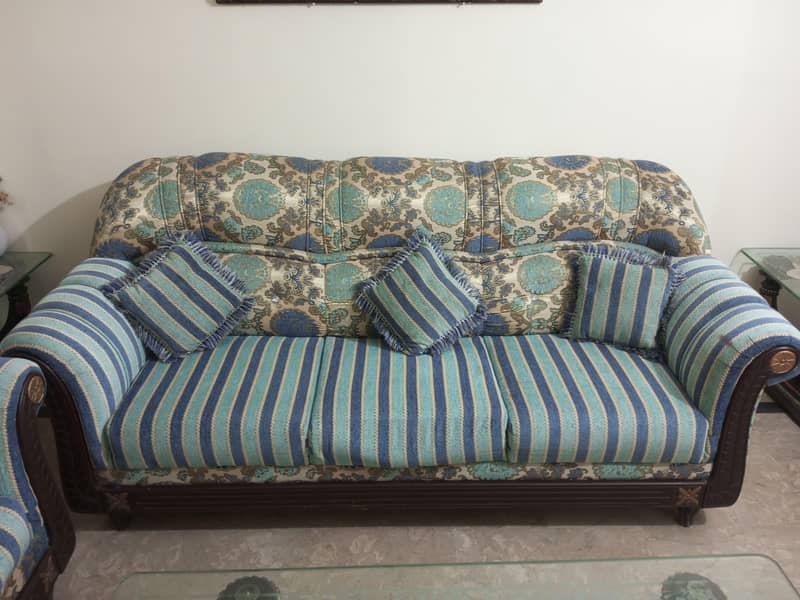 Sofa set with tables set 5