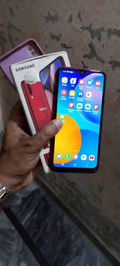 Samsung A10S with box hai 32GB  urgent sale very good camera