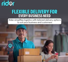 Parcels Delivery Rider Team Available