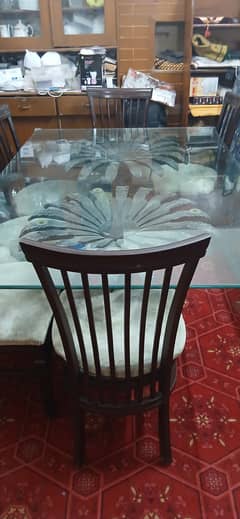 dinning table with 6 chairs