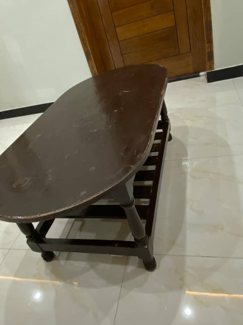 Center Table with one small table 3