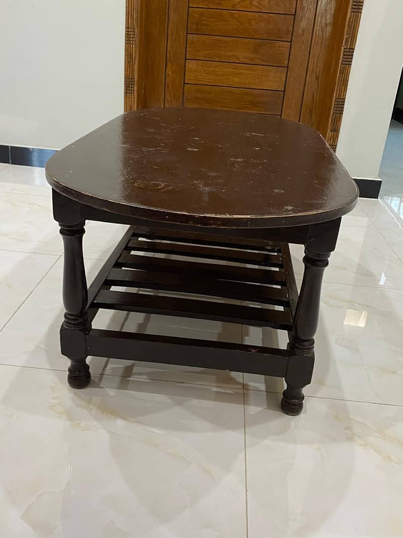Center Table with one small table 4