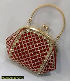Fancy Bridal Textured Clutch