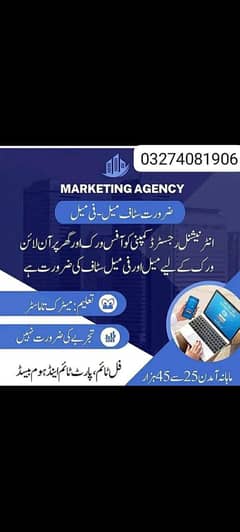 *urgent required staff males/females and student