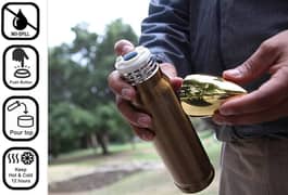 Stainless Steel Bullet Bottle – Thermos Flask for Hot & Cold Water