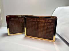 Umrah saving boxes and qurbani saving boxes available