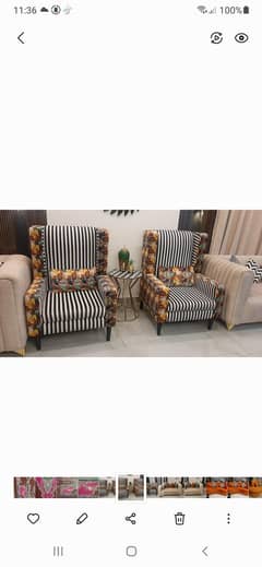 2 easy chairs for sale