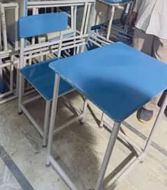 Title chair fiber blue