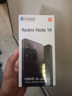 Redmi Note 14 Box Pack Mobile For Sale(8gb-128gb)