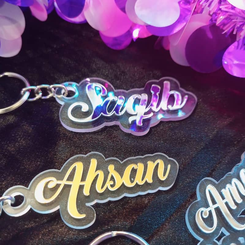 customized Name keychain 3