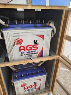 Four AGS SP Tall Batteries 2500 Tubular