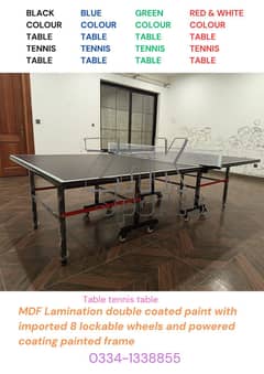 Table Tennis Tables