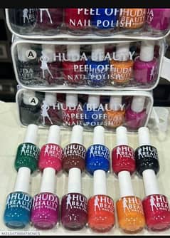12 pc quick,drying peel off nail paints